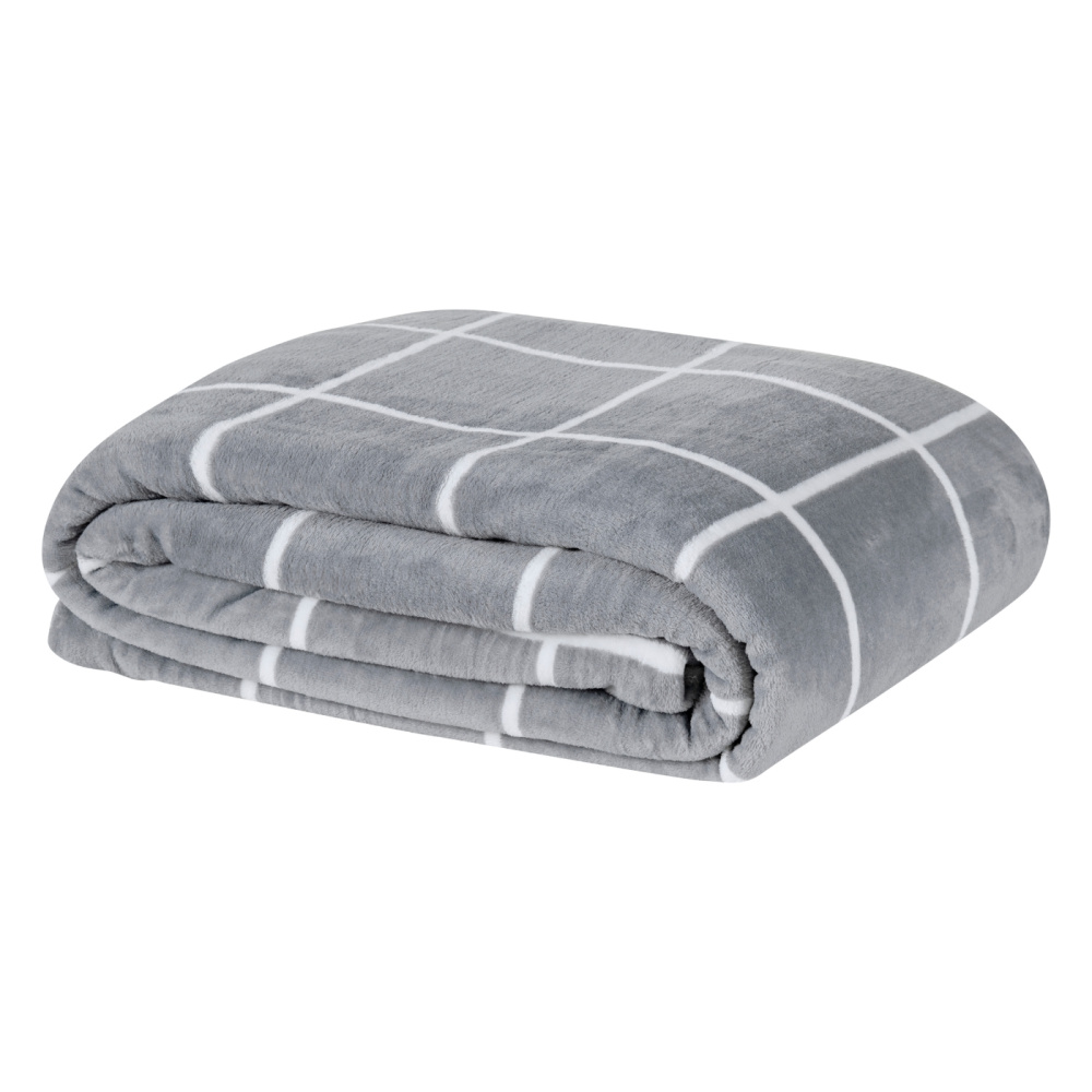 Cobertor manta flannel queen toque super soft — coleção inverno Houselar